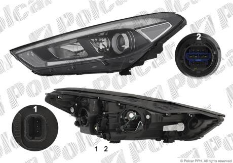 Фара основная Polcar 4103101E