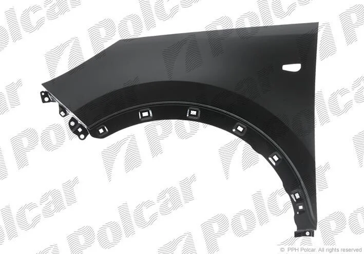 Крыло спереди справа с отверстием для поворотника Polcar 410402-1 (фото 1)