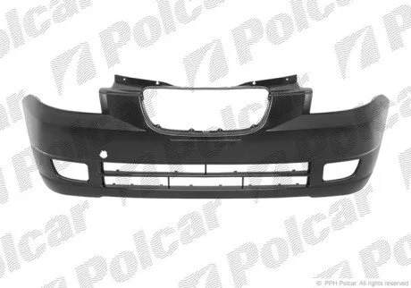 Бампер передний Polcar 410607-2