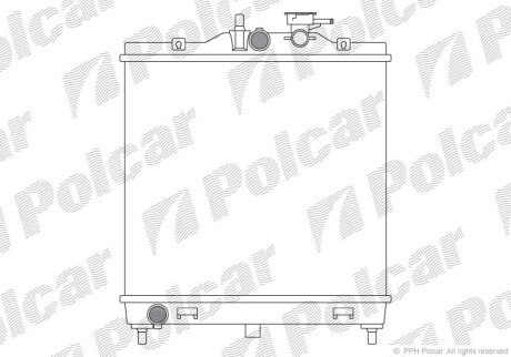 Радіатори охолодження Polcar 410608-1