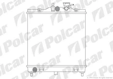 Радиаторы охлаждения Polcar 410608-1