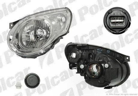 Фара основная левая H4 Polcar 4107091E