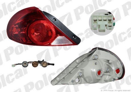 Фонарь задний справа Polcar 411288-1