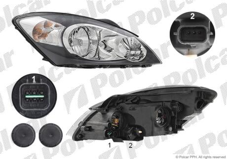 Фара основная Polcar 4114093X