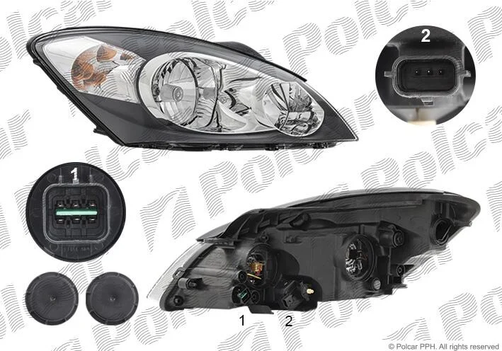 Фара основна Polcar 4114103X (фото 1)