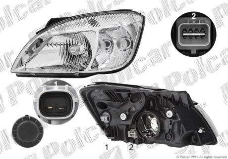 Фара основная Polcar 4117094E