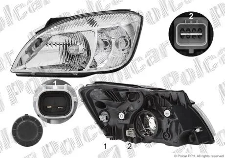 Фара основна Polcar 4117094E