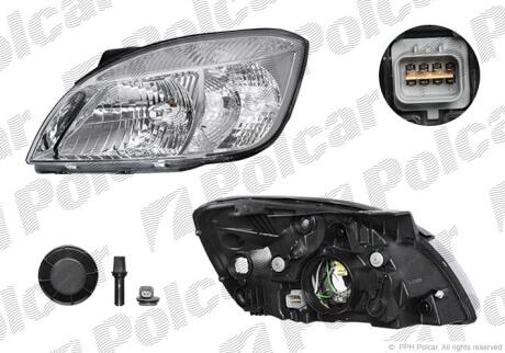 Фара основная Polcar 4117101E