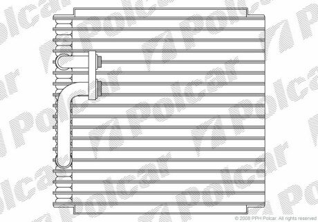 Випарник кондиціонера Polcar 4140P8-1