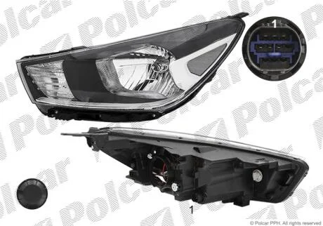 Фара основна Polcar 41B2090E