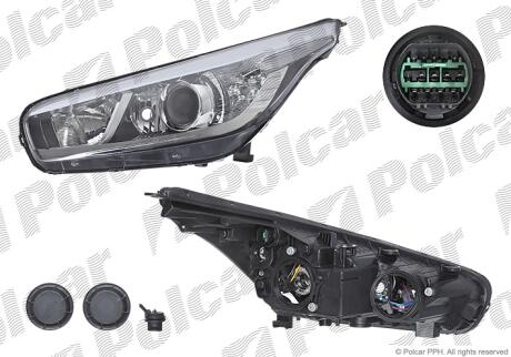 Фара основная Polcar 41C1101E