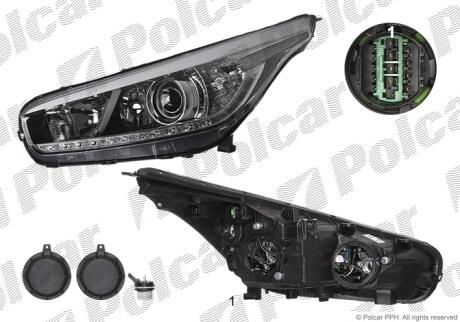 Фара основная Polcar 41C1103X