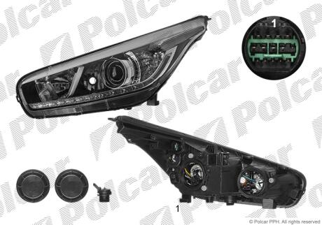 Фара основная Polcar 41C1105E