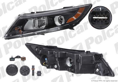 Фара основная Polcar 41D110