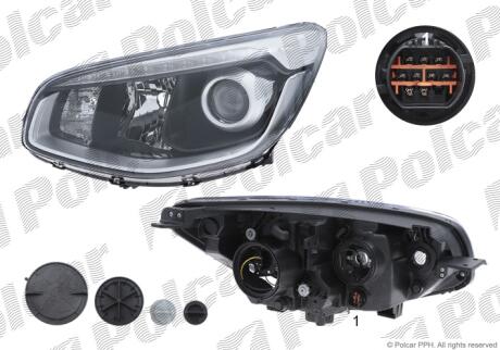 Фара основная Polcar 41L1102E