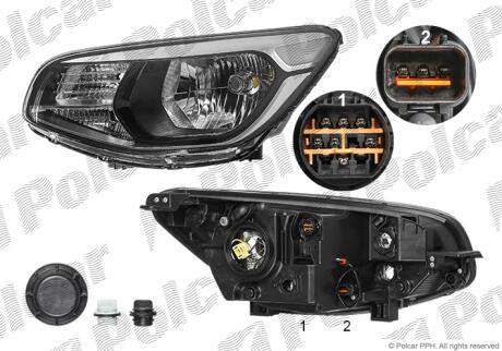 Фара основная Polcar 41L110-E