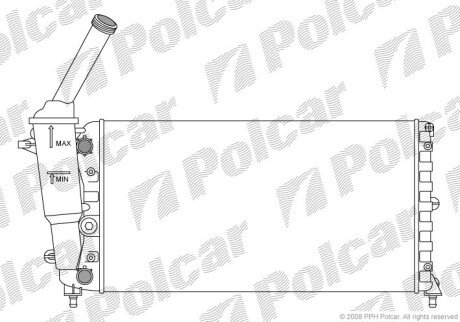 Радиаторы охлаждения Polcar 420208-1