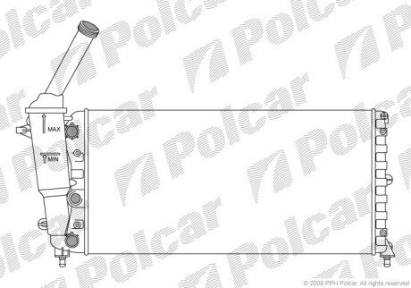 Радиаторы охлаждения Polcar 420208-2