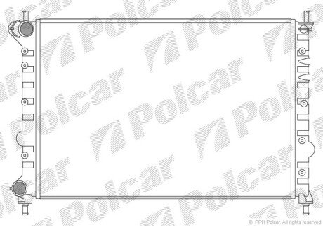 Радіатори охолодження Polcar 421108A5