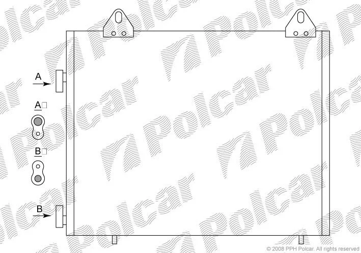 Радиаторы кондиционера Polcar 4310K8C1 (фото 1)