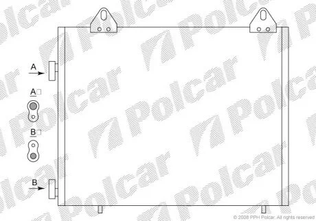 Радиаторы кондиционера Polcar 4310K8C1