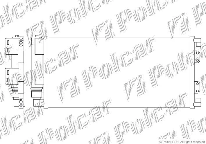 Радиаторы кондиционера Polcar 4310K8C2 (фото 1)