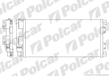 Радиаторы кондиционера Polcar 4310K8C2