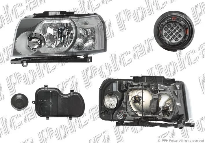 Фара основна права H7, PY21W, W5W Polcar 431210-T (фото 1)