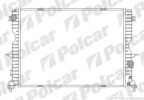 Радіатори охолодження Polcar 432208-1