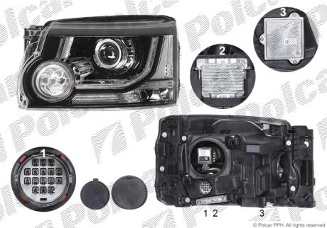 Фара основна Polcar 4325104V