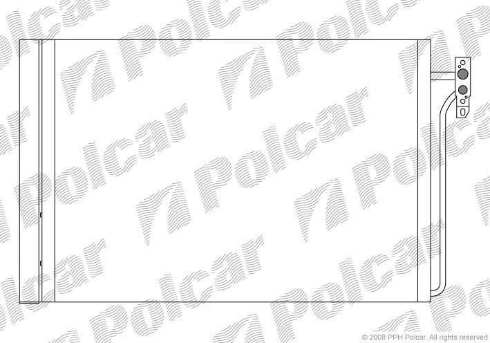 Радиаторы кондиционера Polcar 4332K8C1 (фото 1)