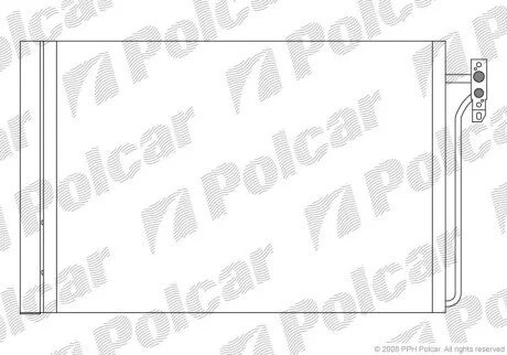 Радиаторы кондиционера Polcar 4332K8C1