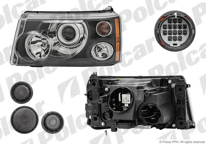 Фара основна Polcar 4334091H (фото 1)