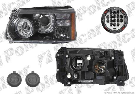 Фара основная Polcar 4336101V