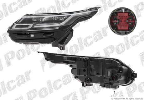 Фара основная Polcar 43G1091V