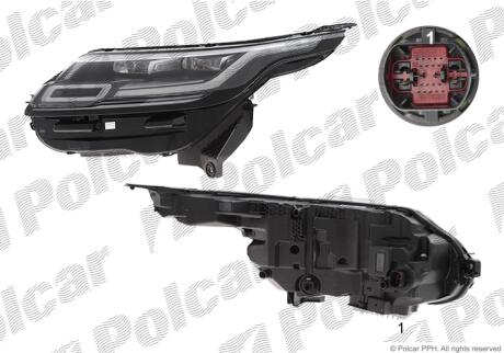 Фара основная Polcar 43G1102V
