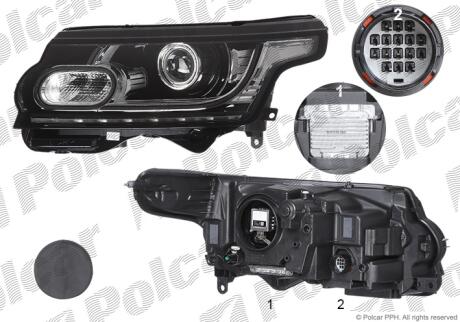 Фара основная Polcar 43K1093VUA