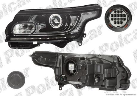 Фара основная Polcar 43K109-V
