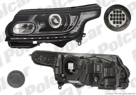 Фара основная Polcar 43K110-V
