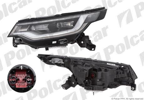 Фара основная Polcar 43T1106V