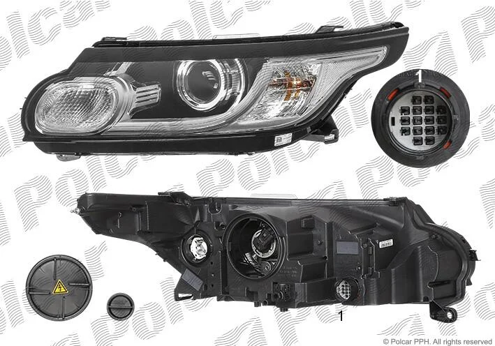 Фара основна Polcar 43X1092U (фото 1)