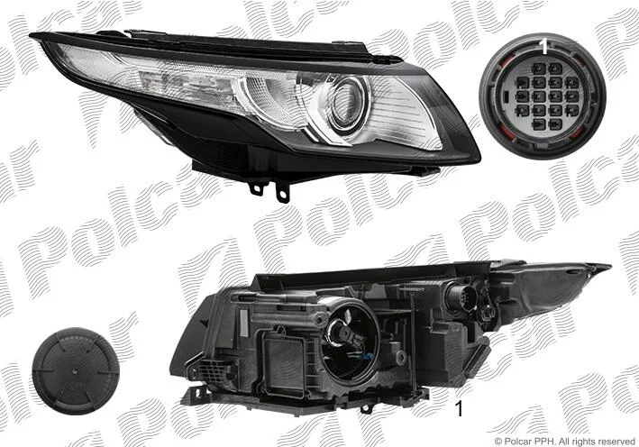 Фара основна Polcar 43Y110-X (фото 1)