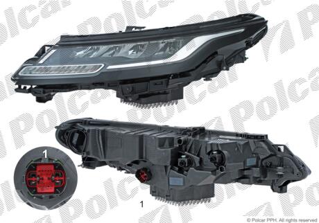 Фара основная левая LED Polcar 43Y3095V