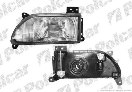 Фара основная левая H4 Polcar 450209