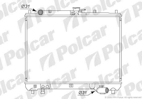 Радіатори охолодження Polcar 450408-2