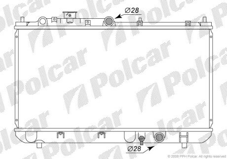 Радиаторы охлаждения Polcar 4509081K