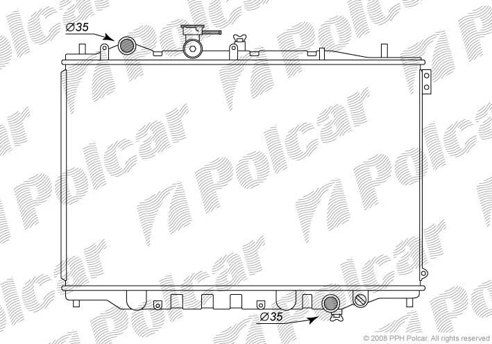 Радиаторы охлаждения Polcar 451508-3 (фото 1)
