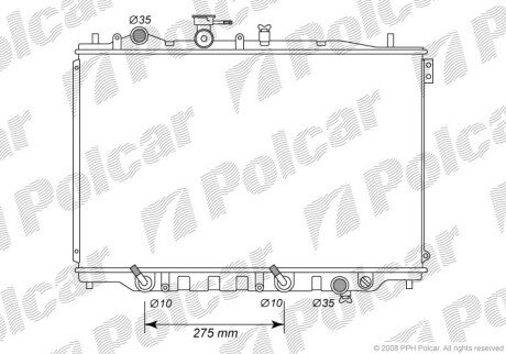 Радиаторы охлаждения Polcar 451508-4