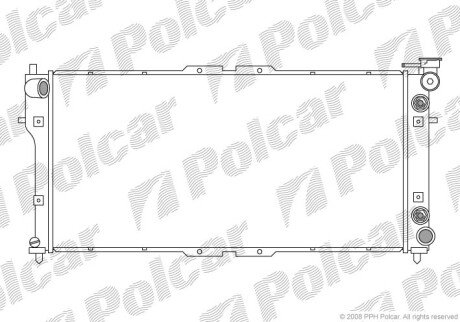 Радіатори охолодження Polcar 451608-2