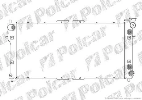 Радіатори охолодження Polcar 451608-2